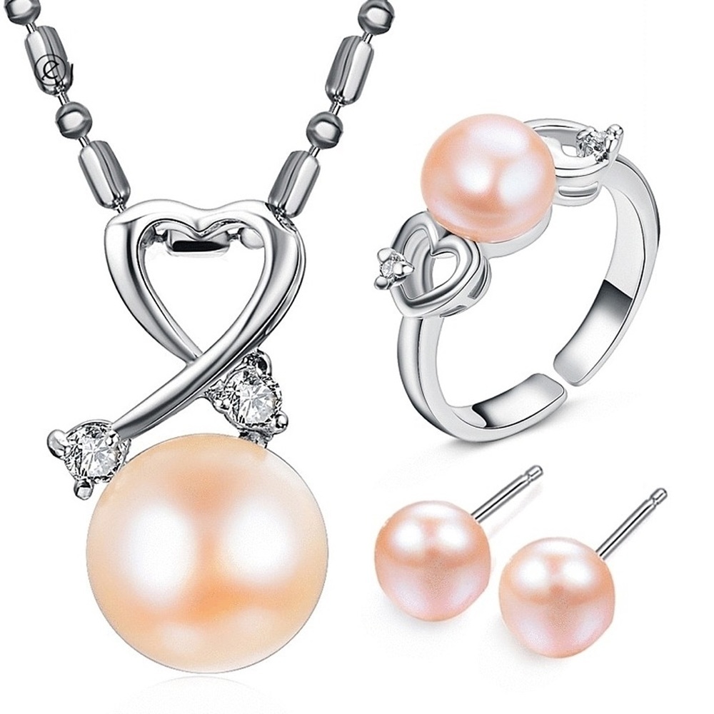 Women's Faux Pearl Jewelry Set